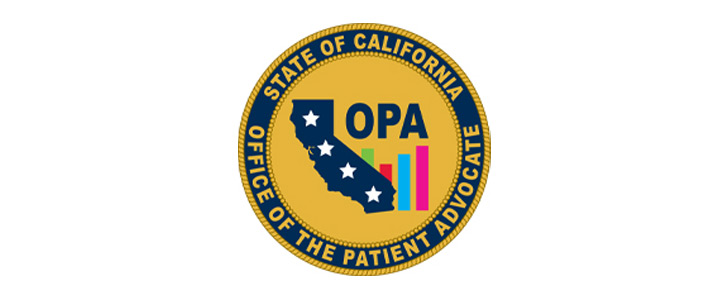 Logotipo de Estado de California - Oficina del Paciente