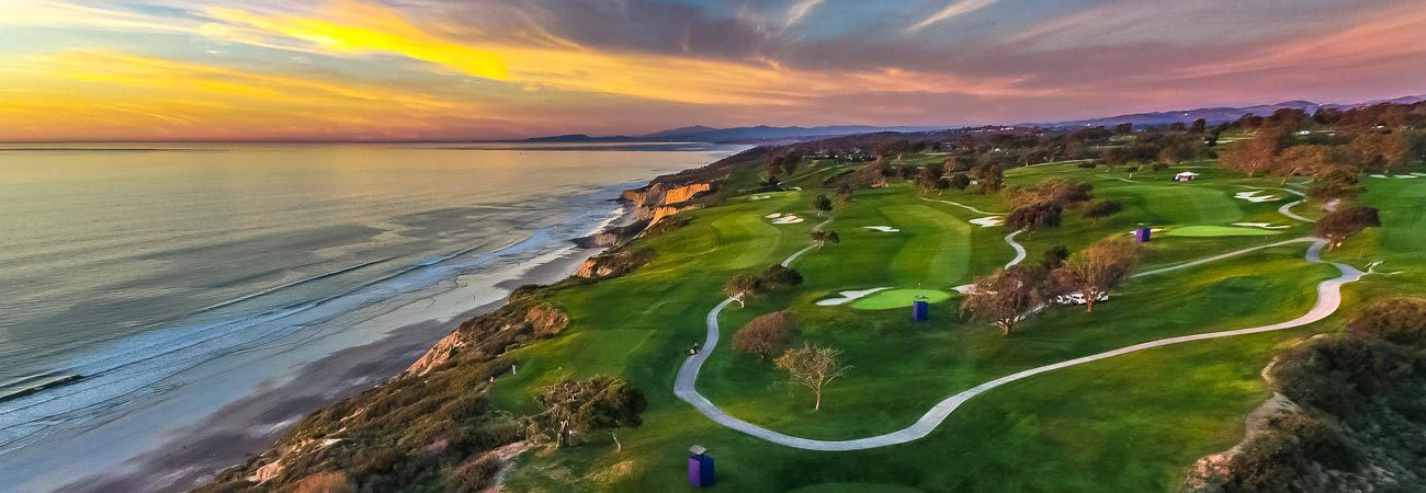 Sunset at Torrey Pines Golf Course