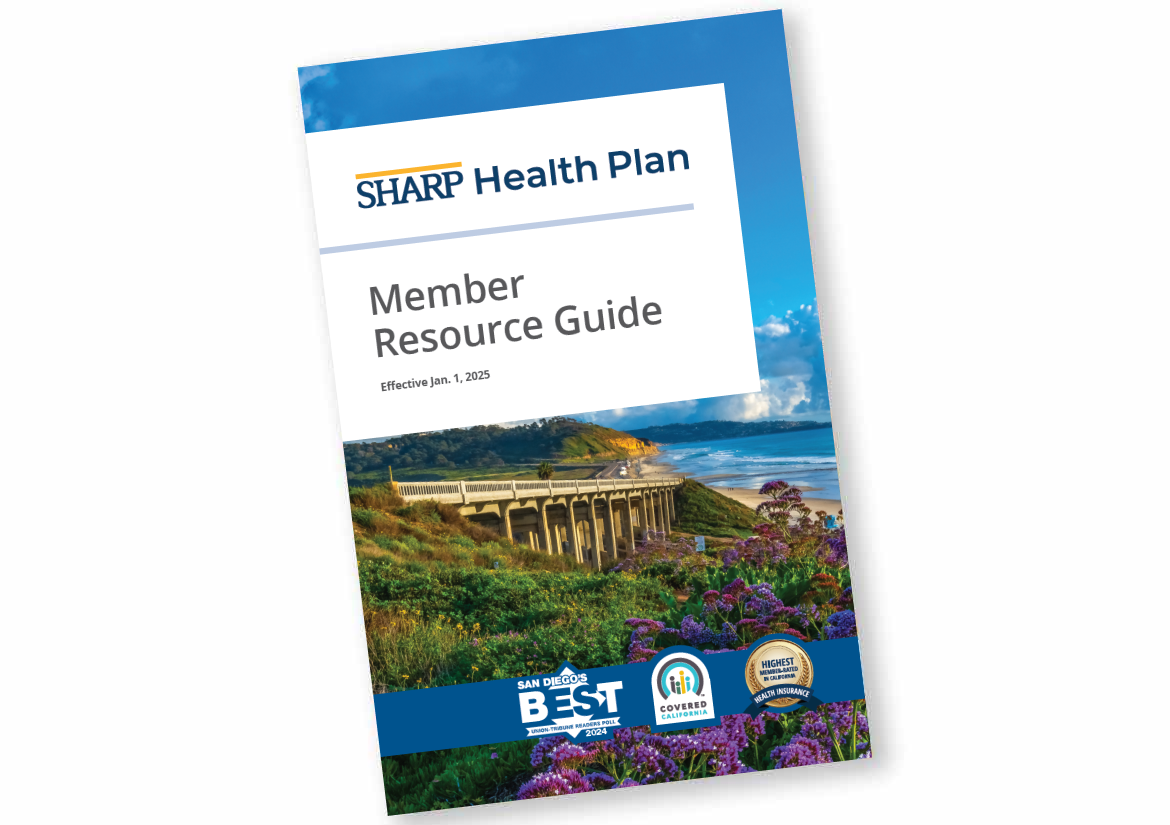 Guía de recursos para afiliados a Sharp Health Plan 2025