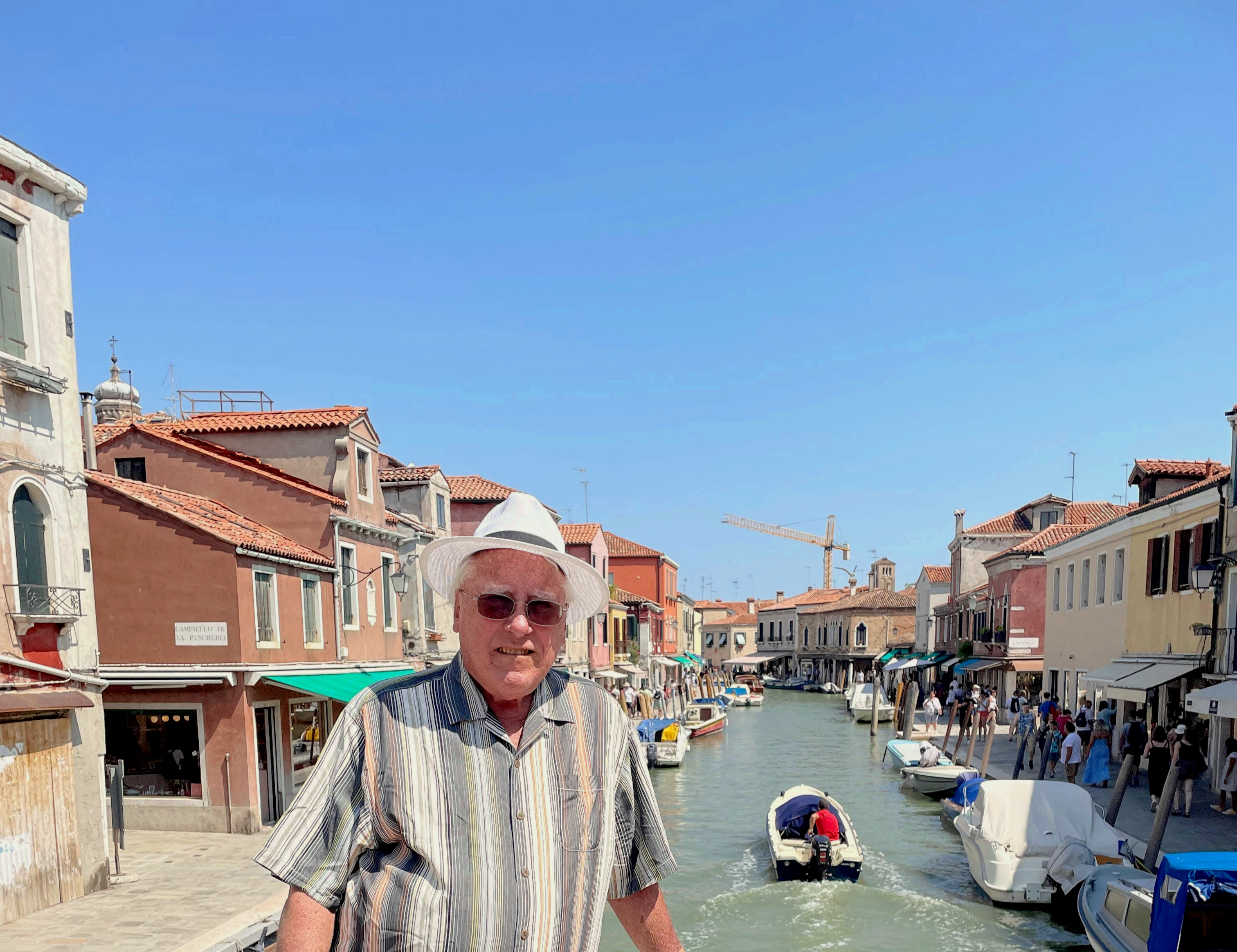 Michael Alpert en Venecia, Italia